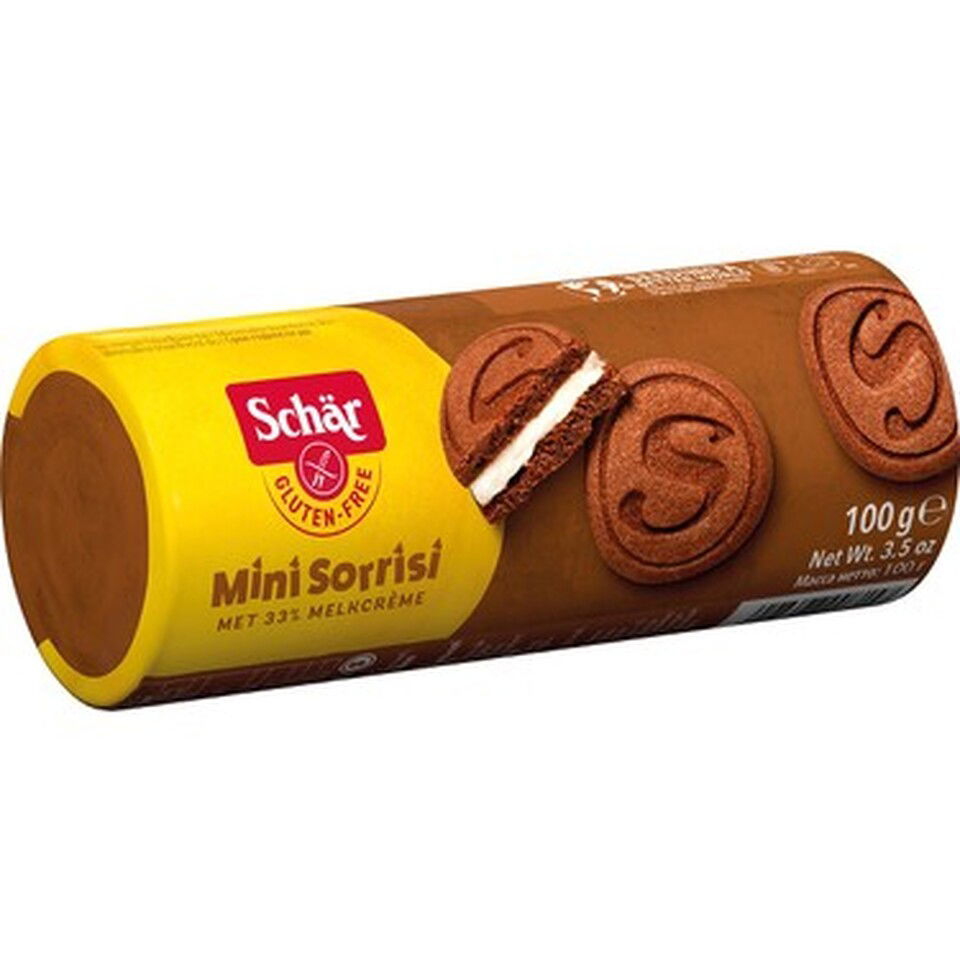 SCHAR GLUTENSİZ KAYMAKLI ÇİKOLATALI BİSKÜVİ 100 GR